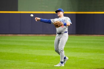 Matt Shaw Taking Reps in the Outfield