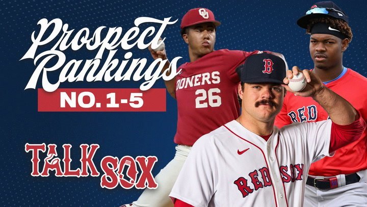 Red Sox 2026 Top Prospects Rankings, 1-5