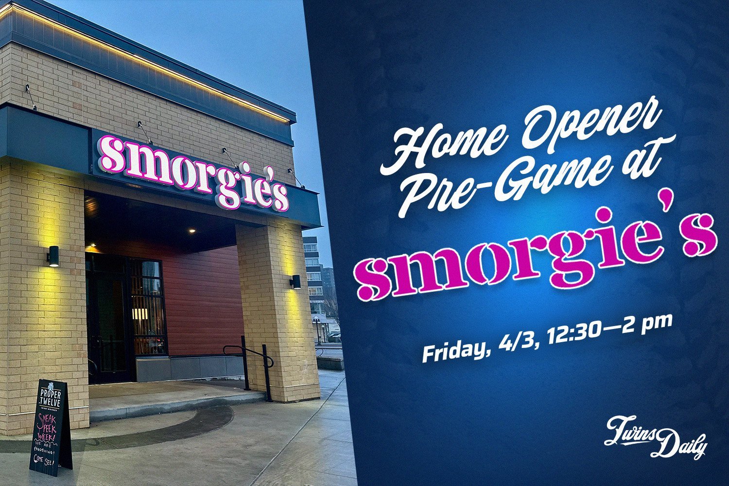 More information about "Twins Daily Packs Home Opener Pregame Party with Giveaways"