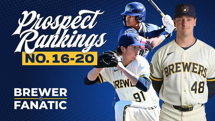 Brewers' Top Prospects Breakdown, 16-20