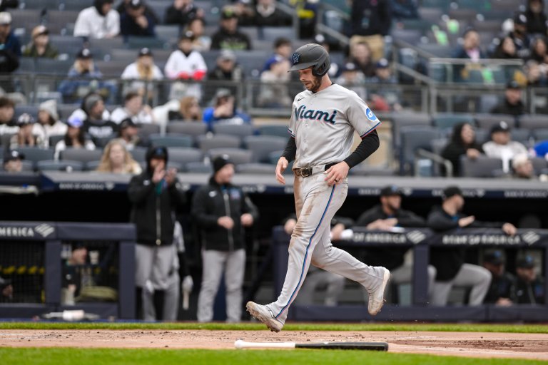 Marlins designate Austin Slater for assignment as Esteury Ruiz rejoins team