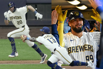 Andrew Vaughn's Injury Started a First Base Crash Course for Trio of Brewers