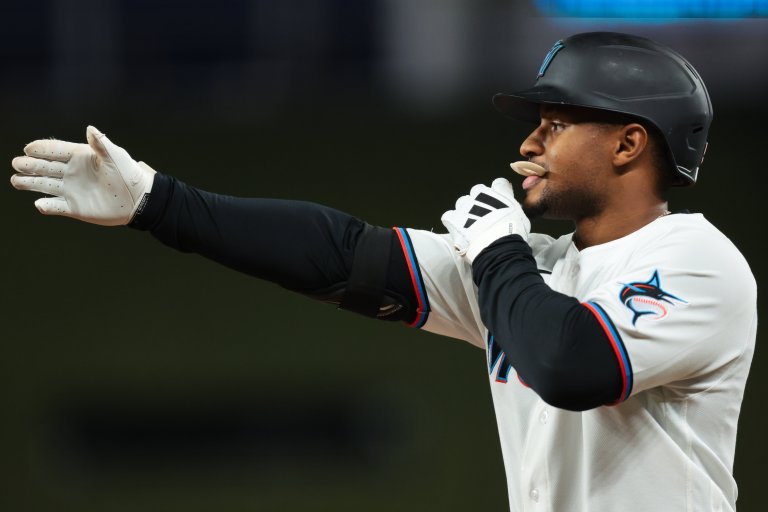 Marlins have historic night against baseball's best team