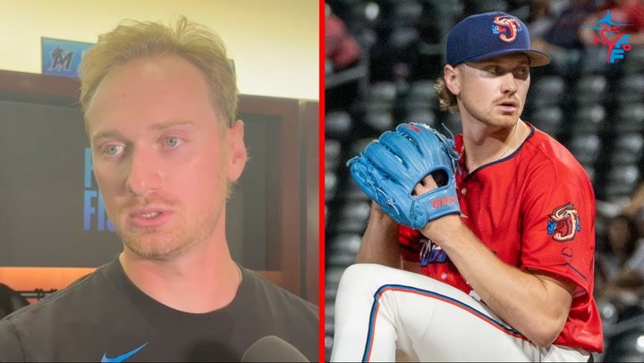 More information about "Top Marlins relief prospect Josh Ekness reacts to MLB call-up"