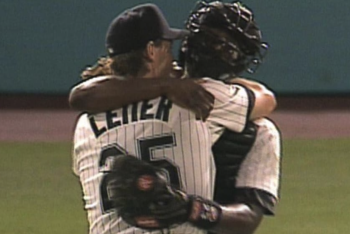 30-year Marliniversary: Leiter throws first no-hitter in Marlins history