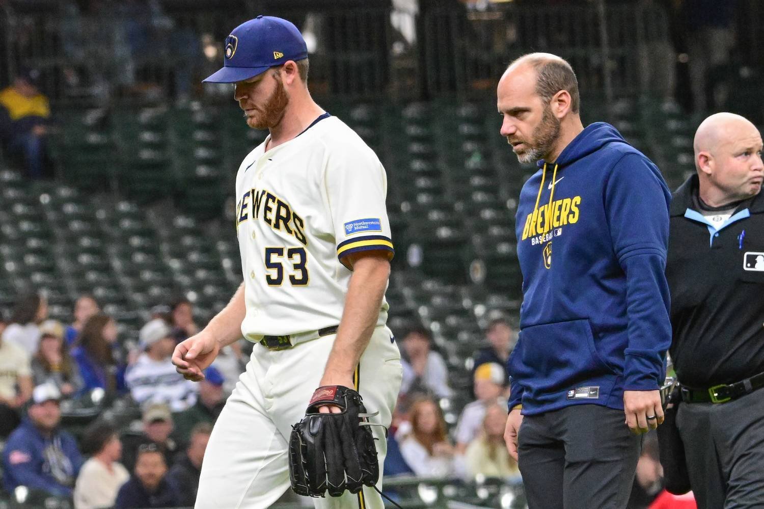 More information about "Brandon Woodruff Sidelined Again, Leaving Hole In Brewers' Rotation"