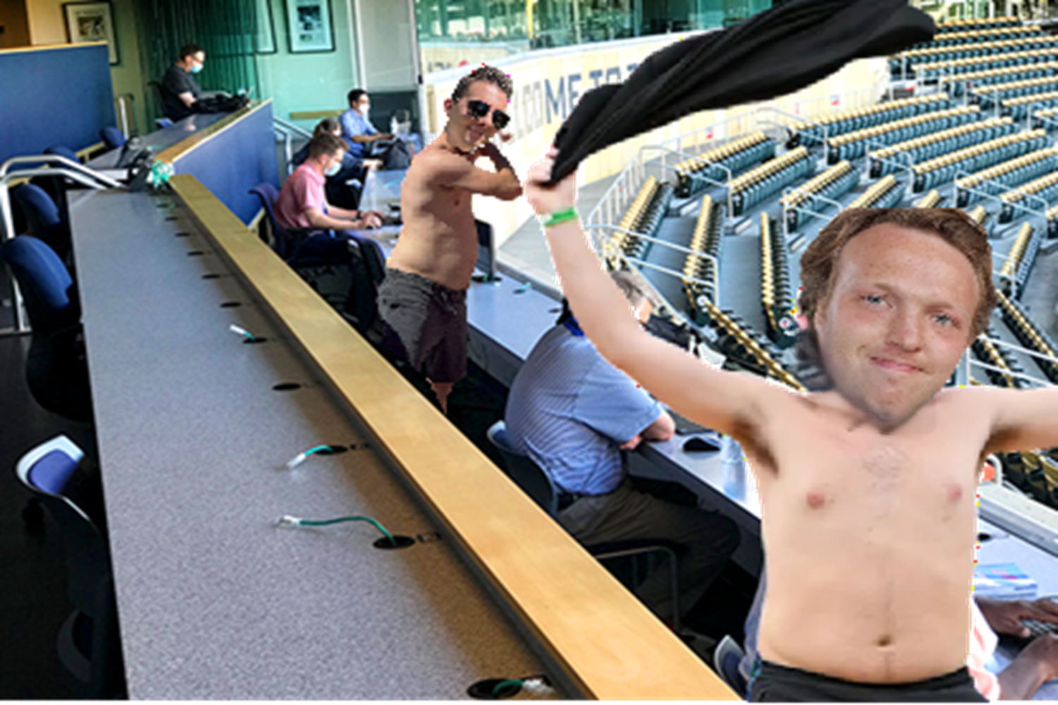 More information about "Viral “Tarps Off” Trend Tragically Makes Its Way to Target Field Press Box"