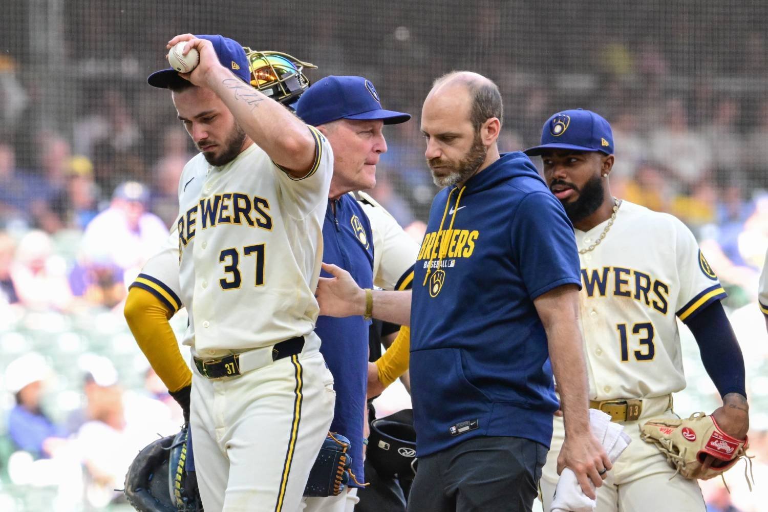 More information about "Brewers Place DL Hall On Injured List, While Grant Anderson OK"