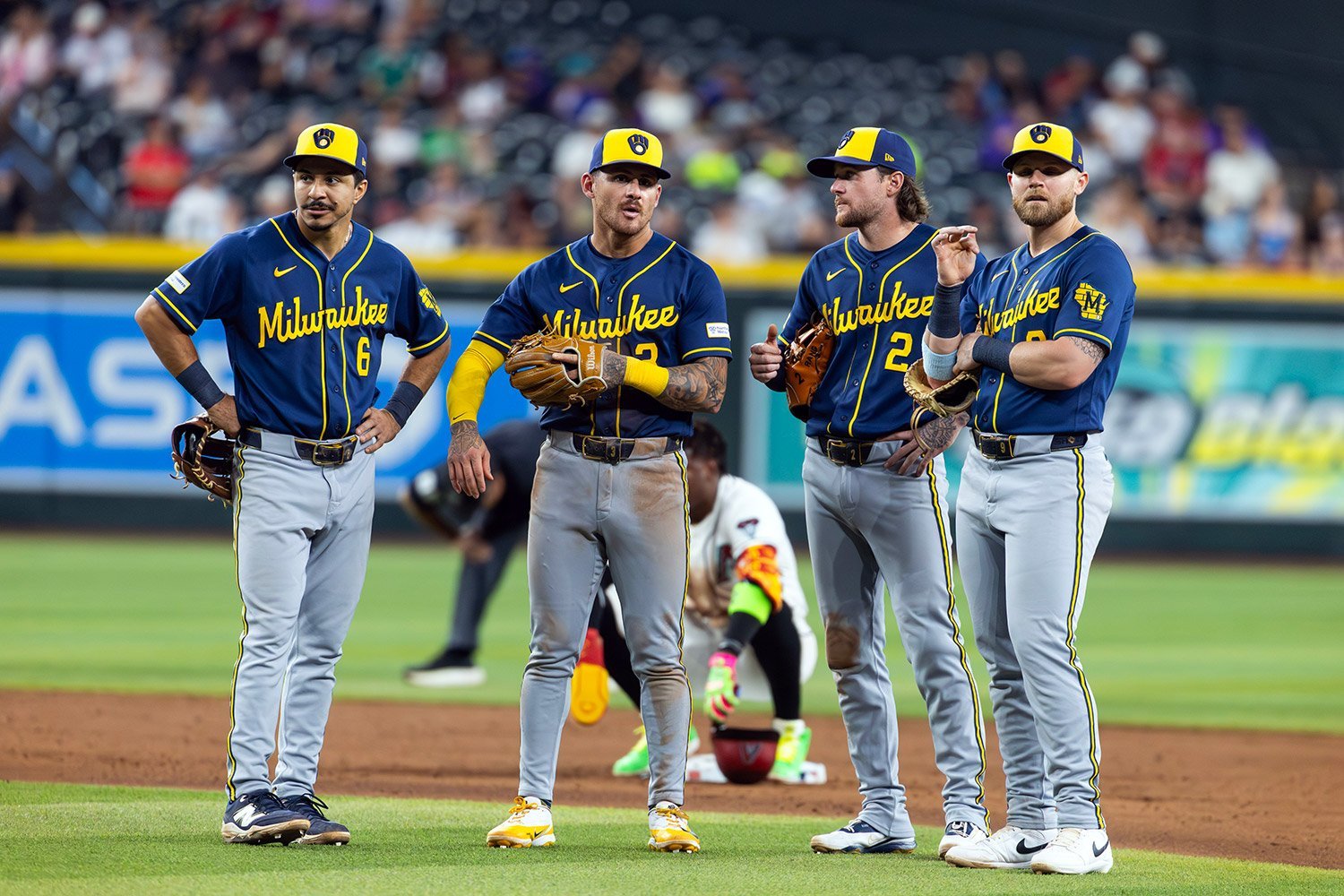 More information about "How Brewers Are Determining Playing Time on Left Side of Infield"