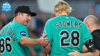 Marlins to use Conine, Pauley, Jiménez at first base with Stowers out