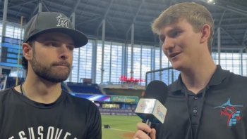 Marlins catcher Joe Mack on lessons learned during rookie season