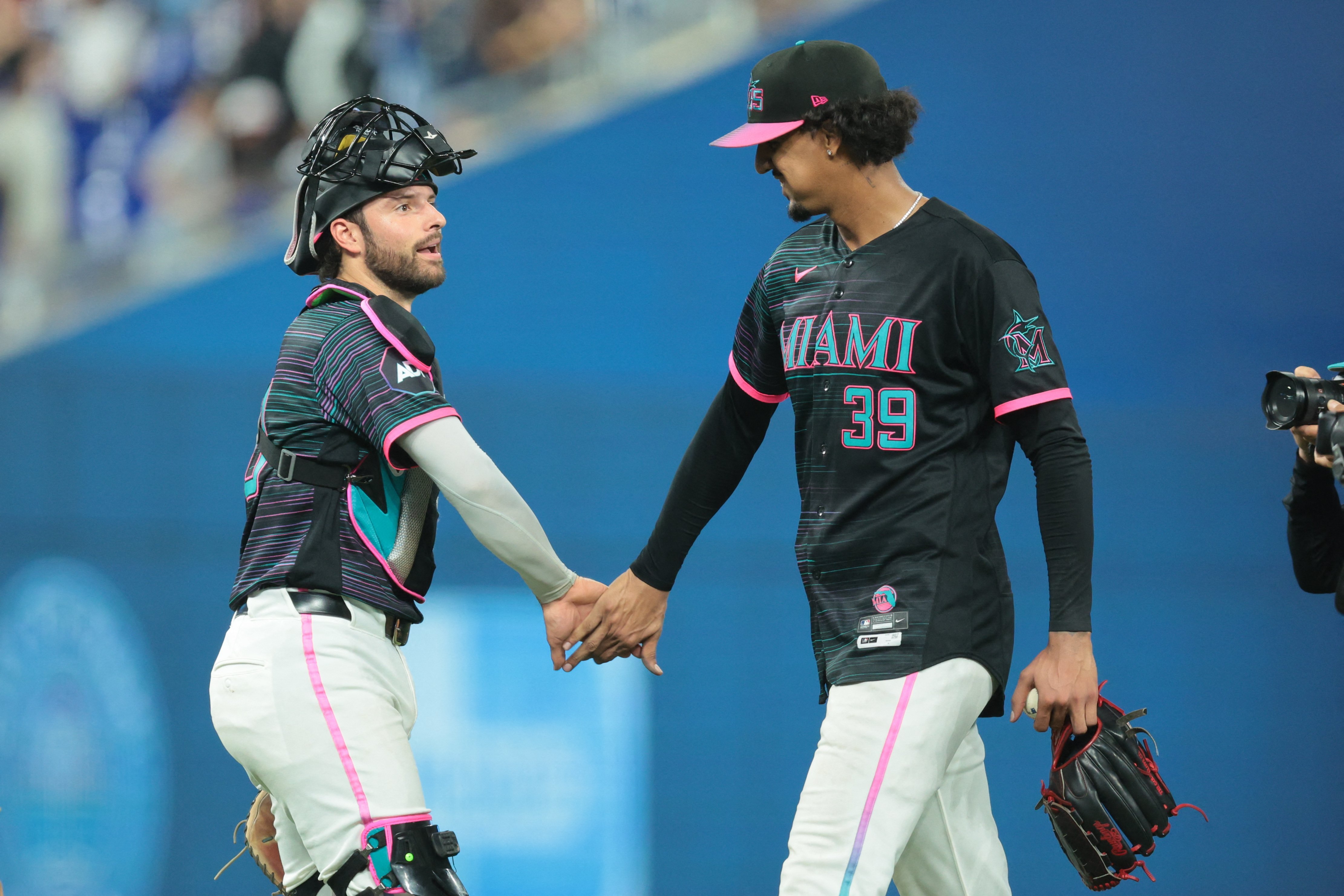More information about "Eury Pérez tosses first career complete game, shuts out Braves in final start of 2026"