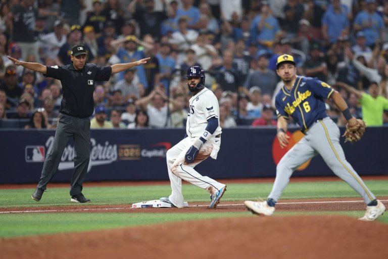 This Time, It Was the Brewers With the Rare Miscues, Costing A Chance to Sweep the World Series